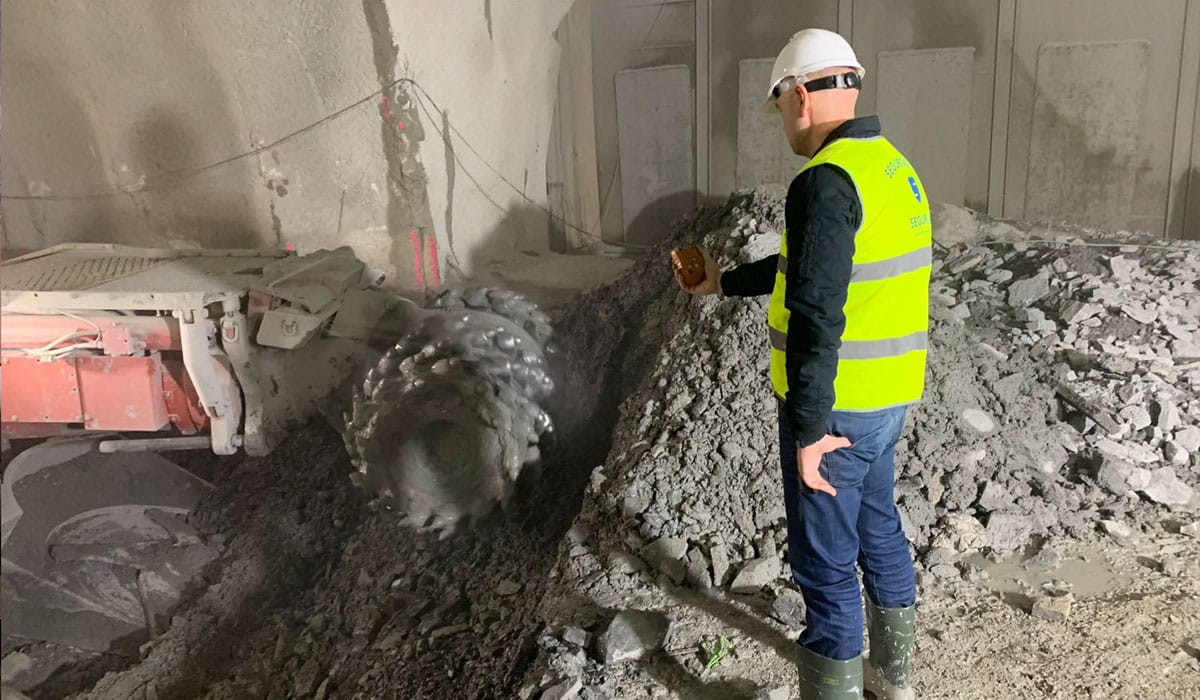 Segurtasuna, prevención de riesgos laborales. Obra Metro Donostia